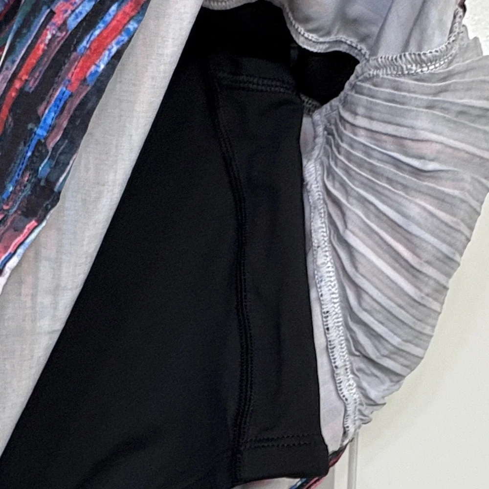 Lululemon Play Off the Pleats Hinshu Alpine Multicolor Striped Women's Skirt Sko